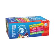 Capri Sun Juice Pouches Variety Pack, 100% Juice, 6 oz, 40PK 441